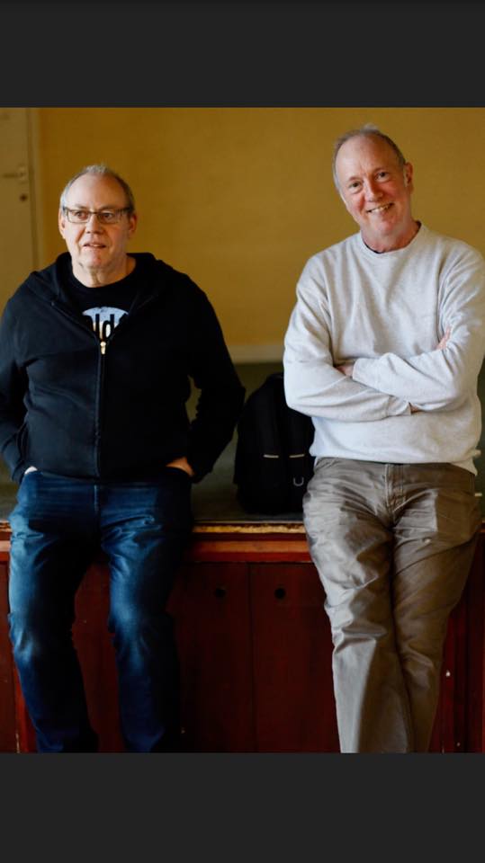 Promotional photograph of Nursery Cryme - a Genesis tribute band.