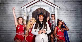 Promotional photograph of Oh My God! It's The Church.