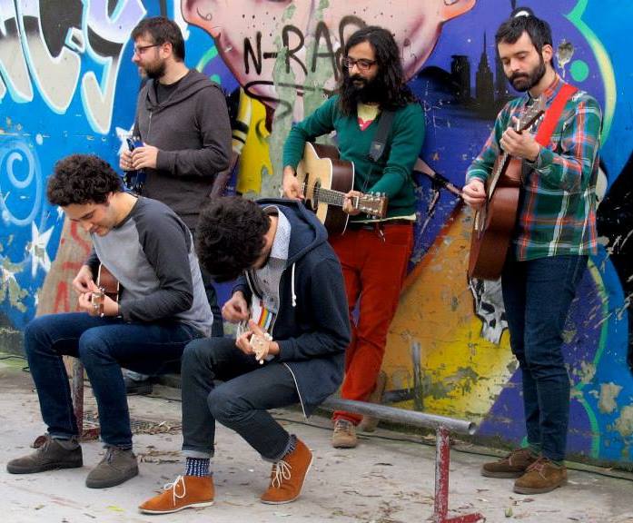 Fotografía promocional de Os amigos dos musicos