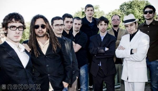 Promotional photograph of Pannonia Allstars Ska Orchestra.