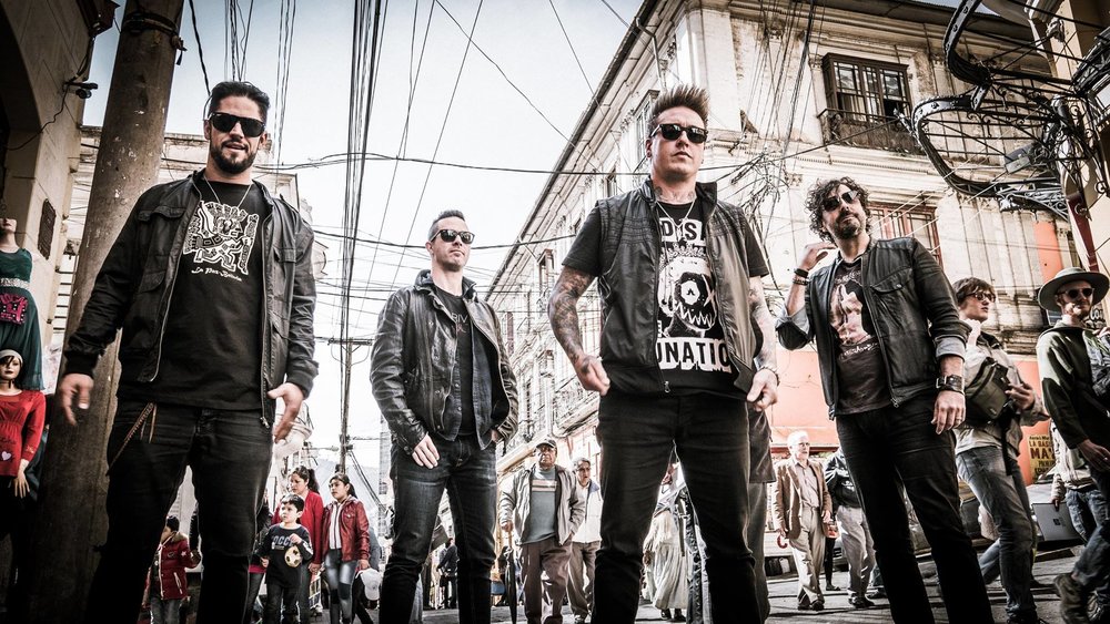 Fotografía promocional de Papa Roach