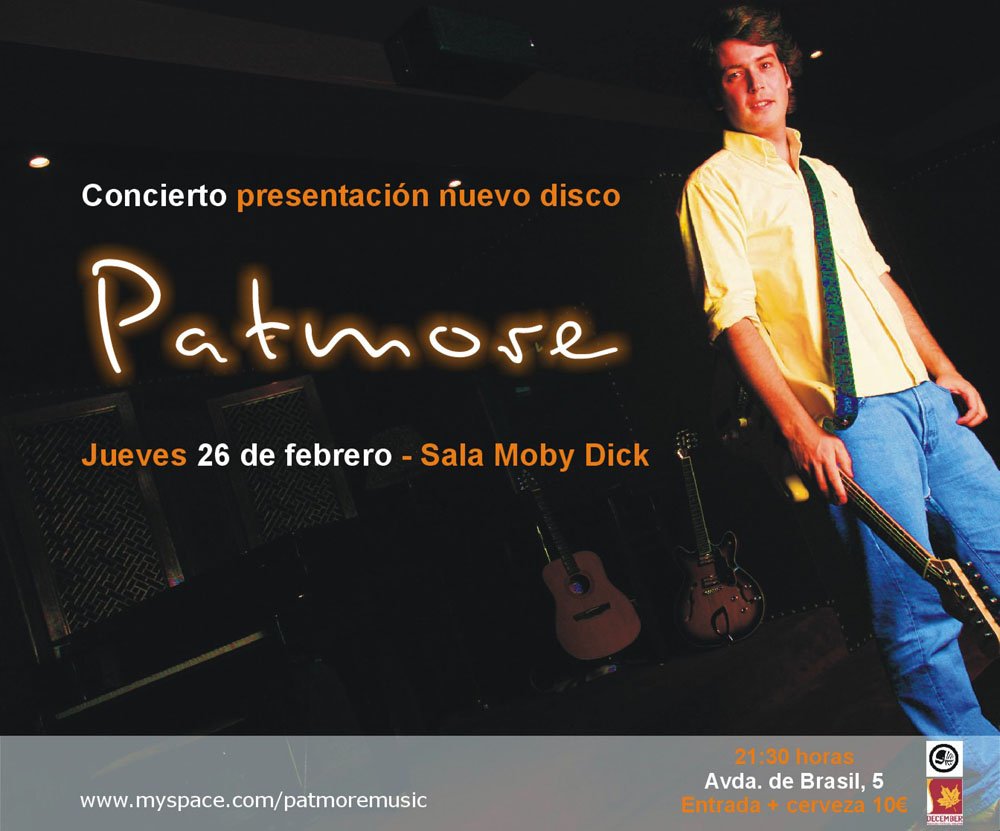 Fotografia promocional de Patmore.