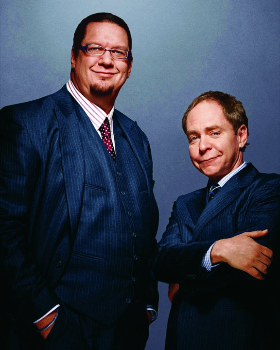 Promotional photograph of Penn & Teller.
