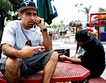 Promotional photograph of People Under the Stairs.