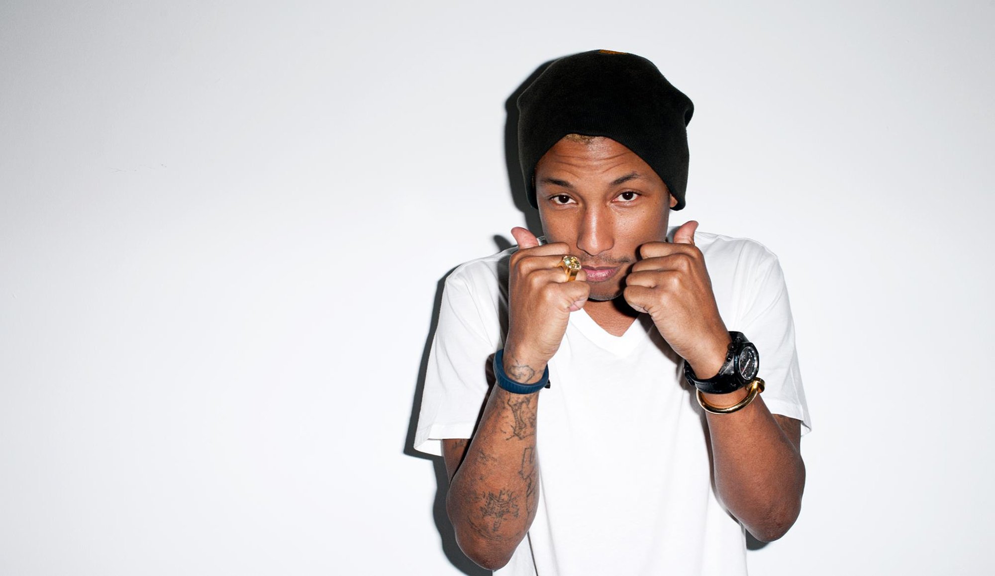 Fotografía promocional de Pharrell Williams