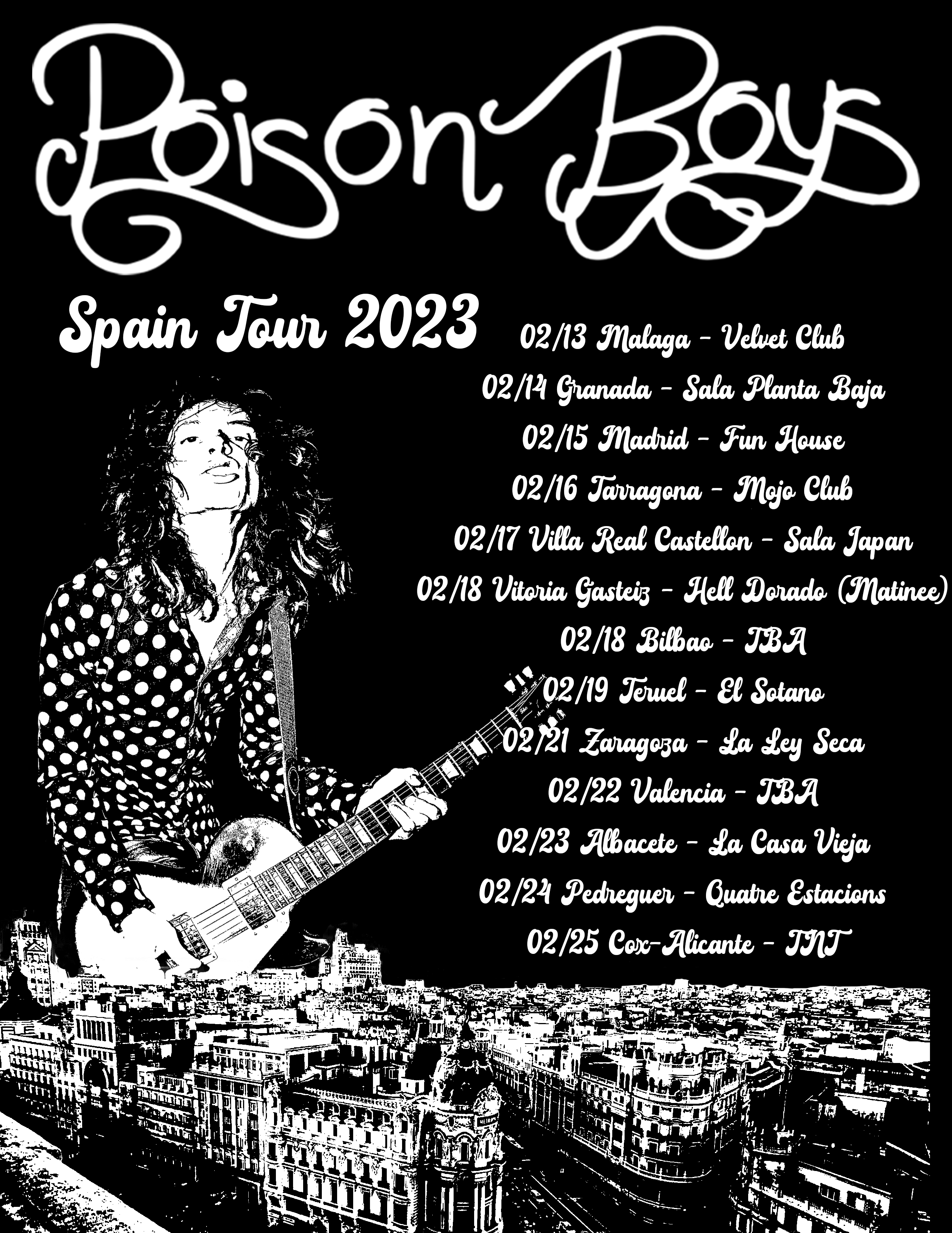 Fotografía promocional de POISON BOYS