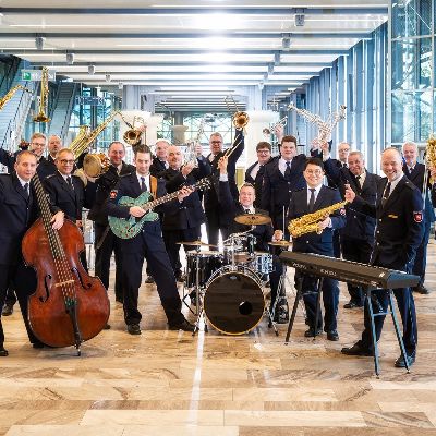 Fotografia promocional de Polizei Big Band Niedersachsen.