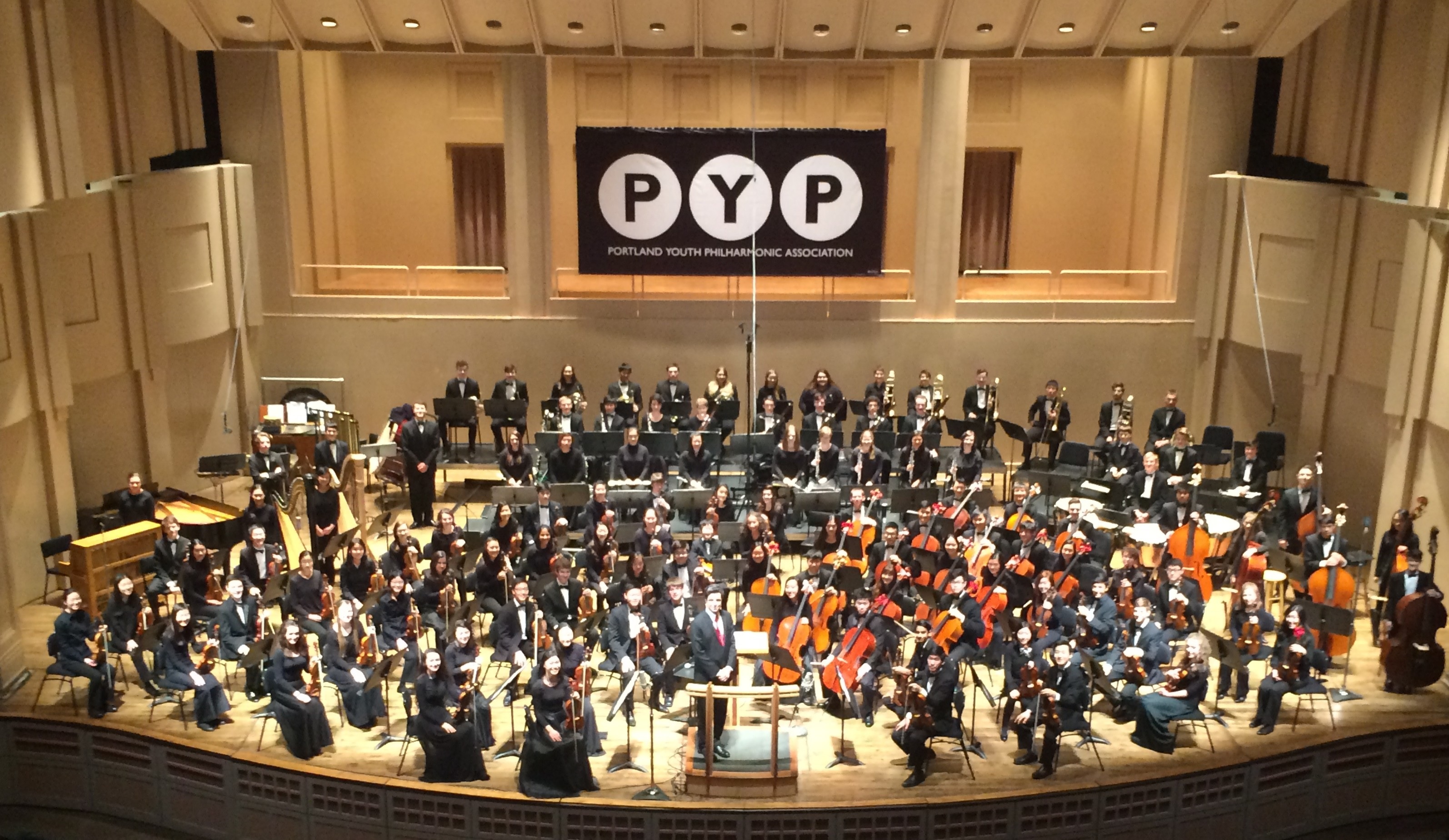 Fotografia promocional de Portland Youth Philharmonic.