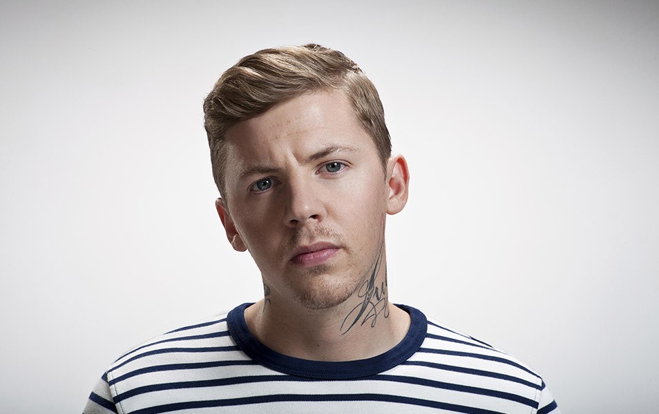 Fotografía promocional de Professor Green