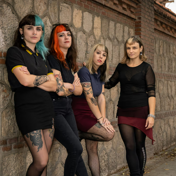 Fotografía promocional de Pubic Enemy