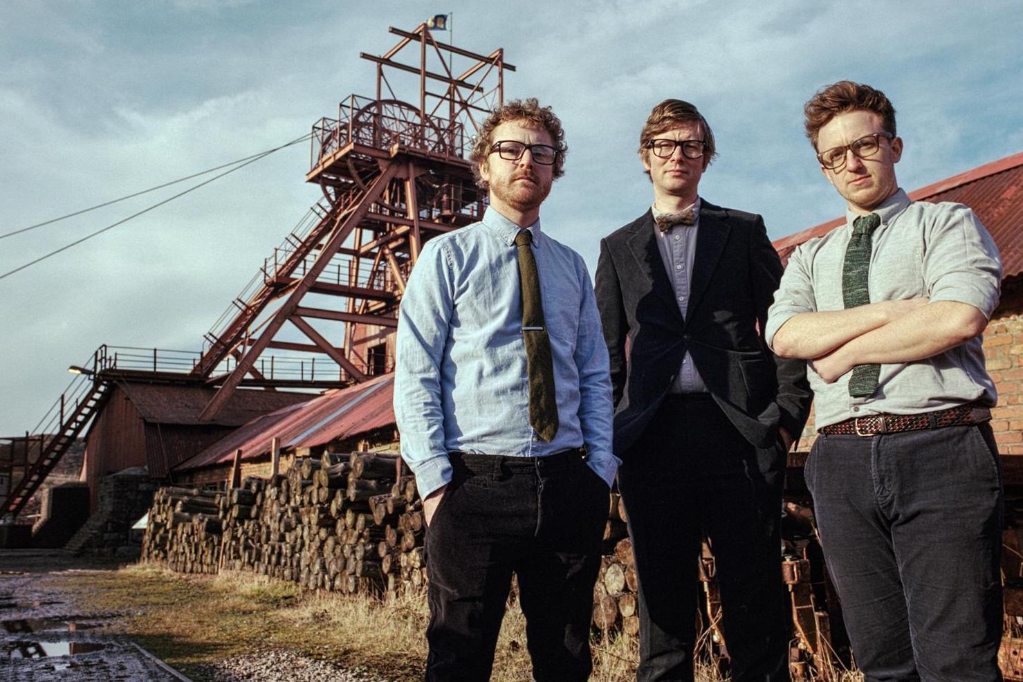Promofoto von Concierto de Public Service Broadcasting en Berlín.