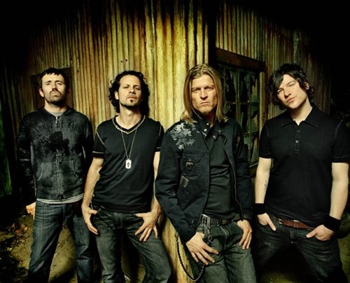 Fotografia promocional de Puddle of Mudd.