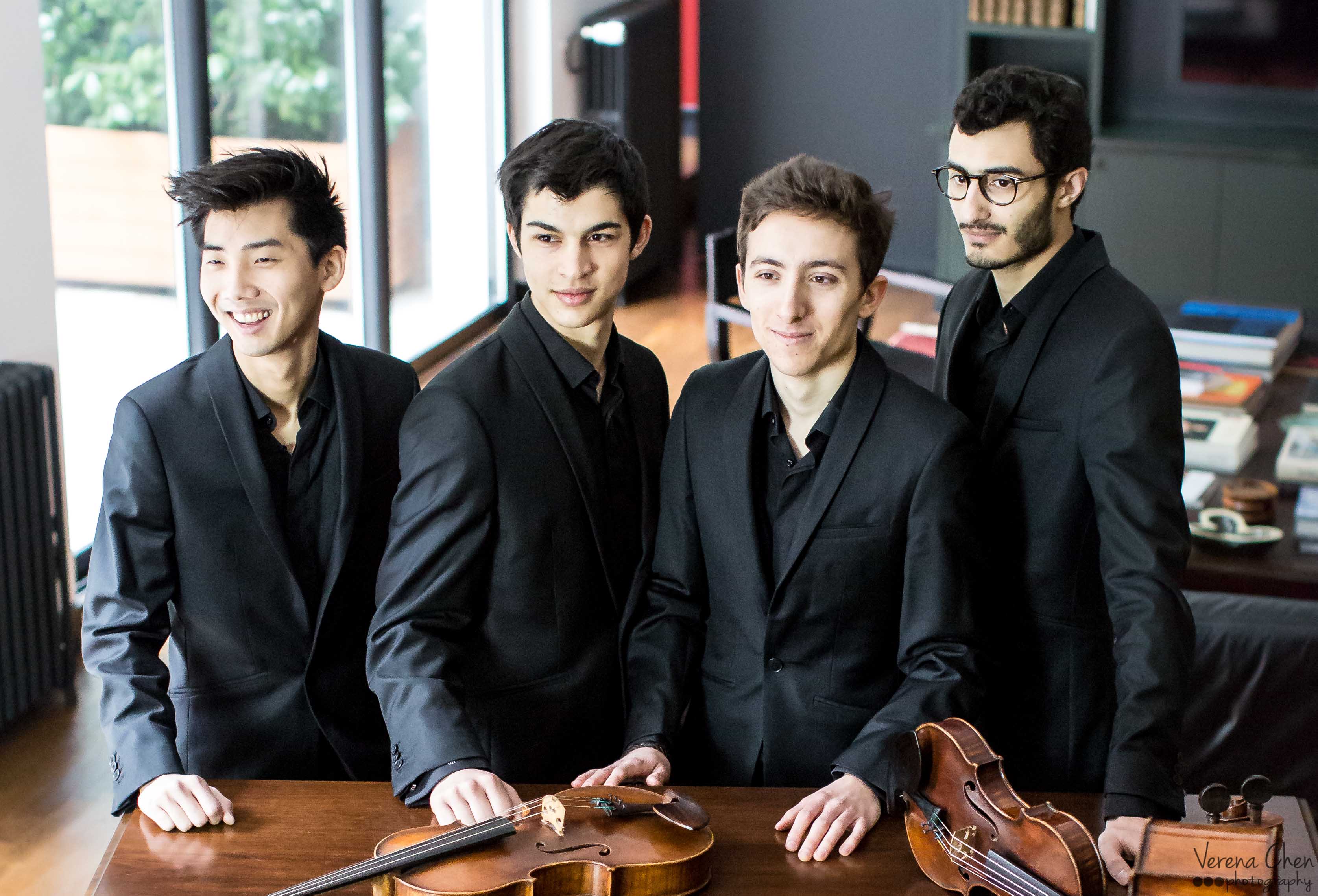 Fotografía promocional de Concierto de Quatuor Arod en París