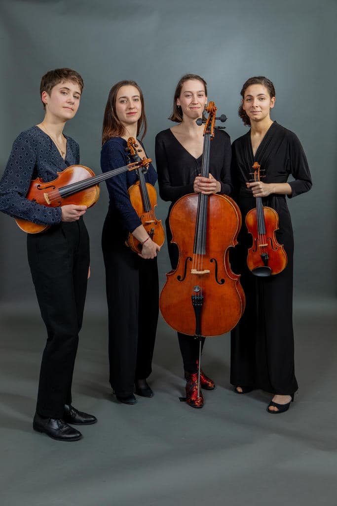 Fotografía promocional de Quatuor Magenta