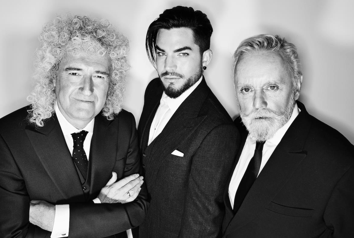 Promotional photograph of Queen + Adam Lambert.