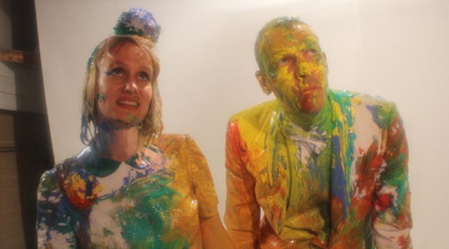 Promofoto von Concierto de Quintron & Miss Pussycat en Saint Paul.