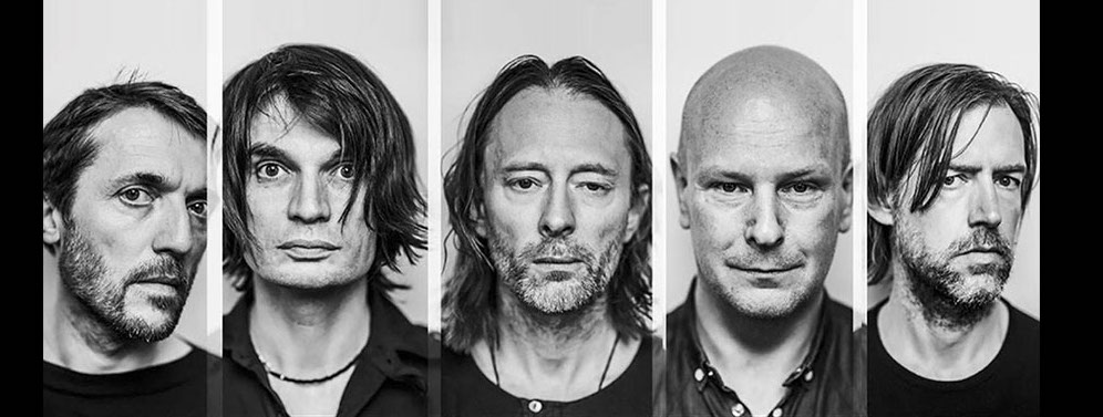 Fotografía promocional de Radiohead