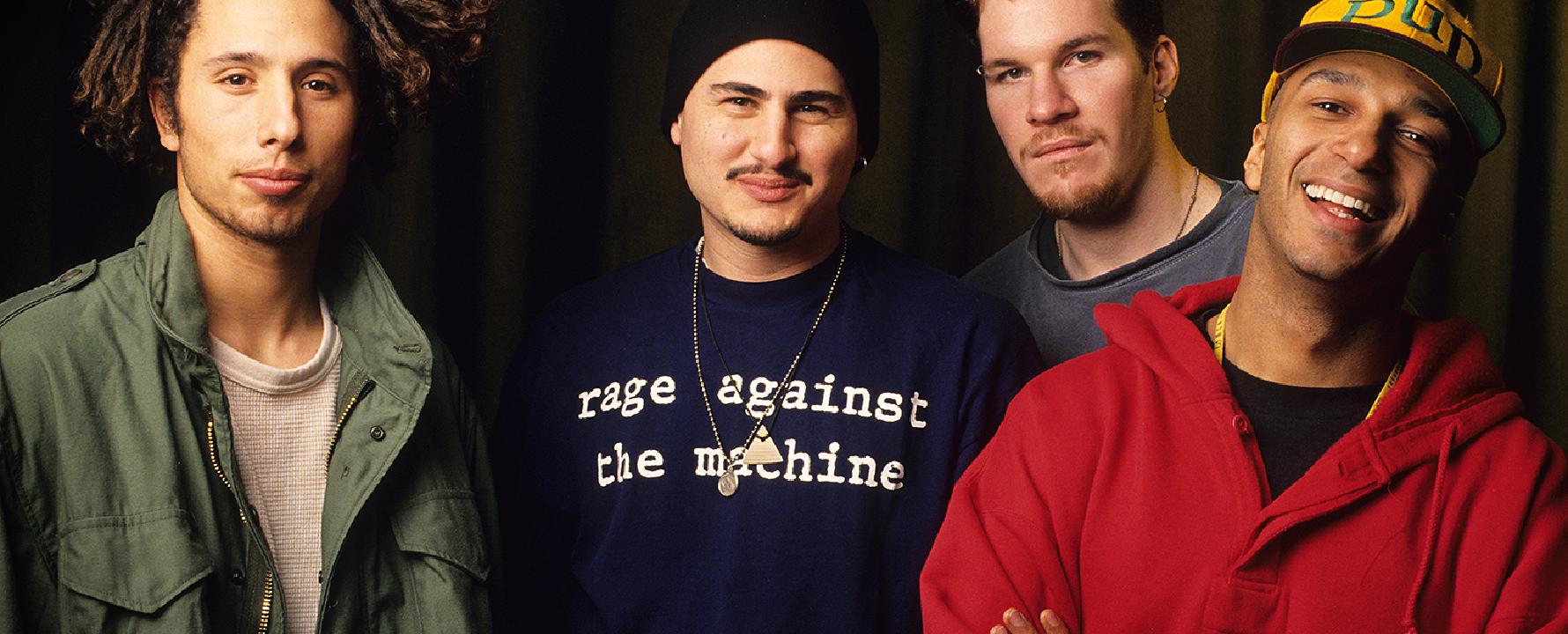 Fotografia promocional de Rage Against the Machine.