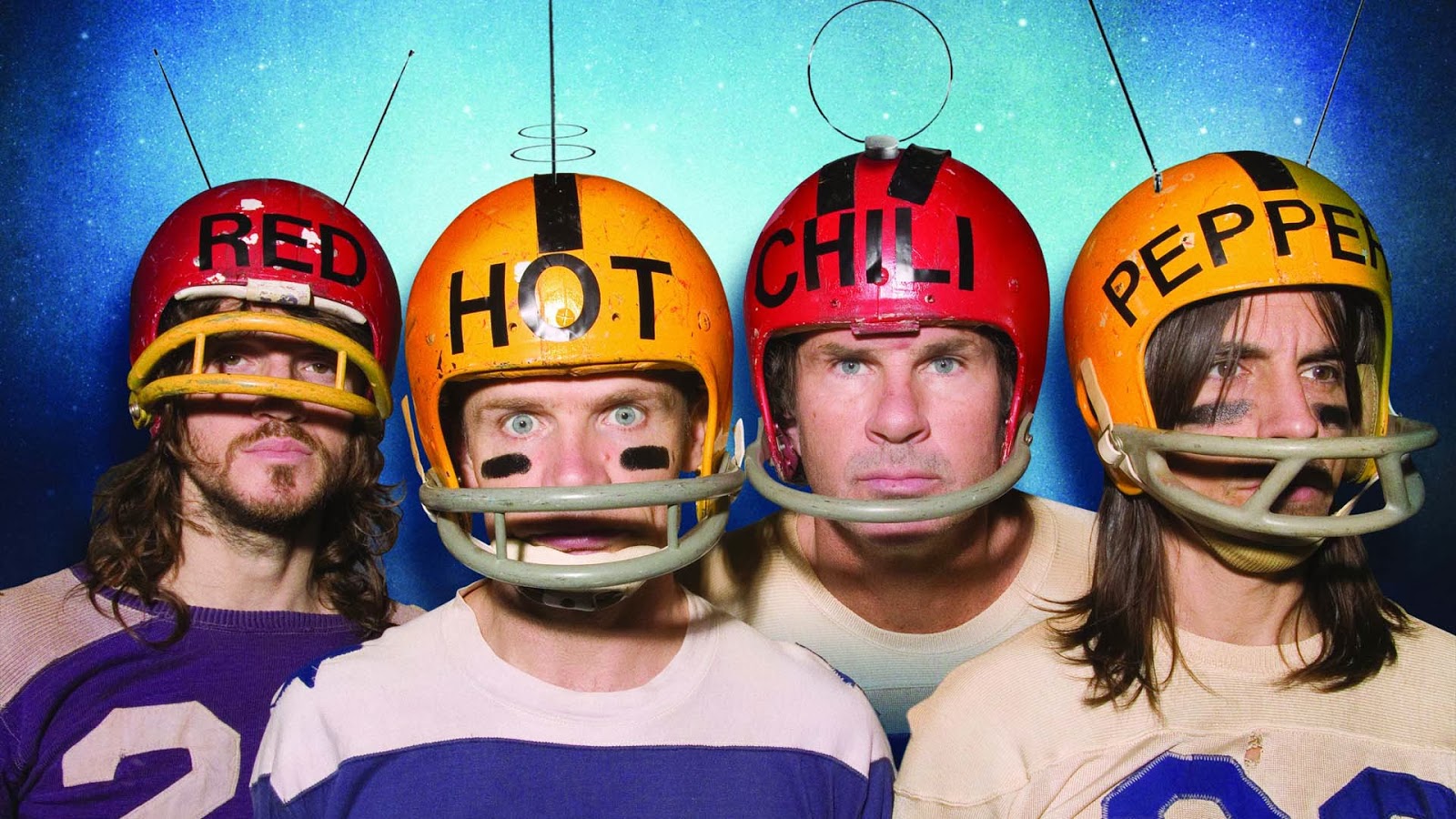 Fotografia promozionale di Red Hot Chili Peppers.