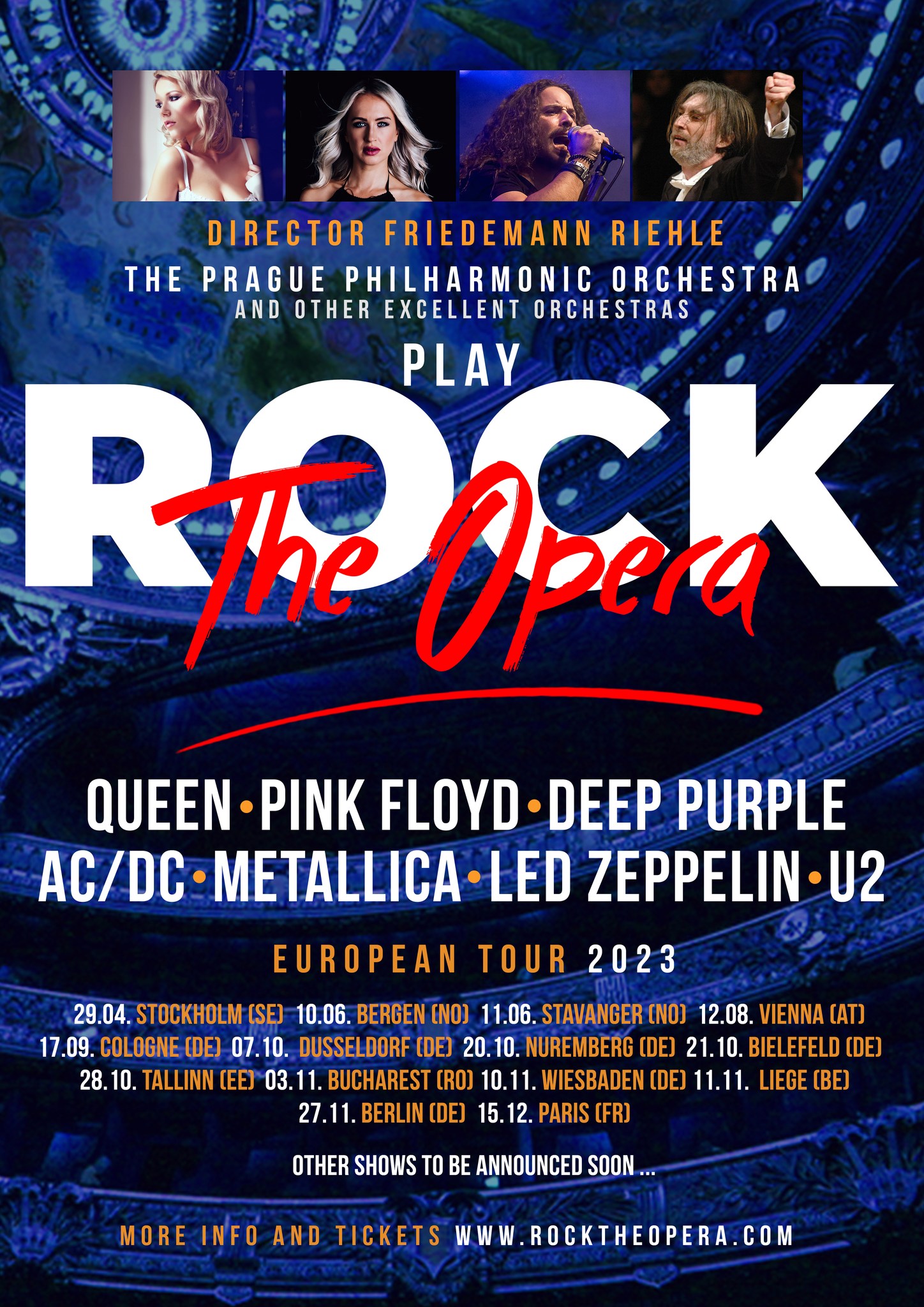 Fotografía promocional de Concierto de Rock the Opera en París