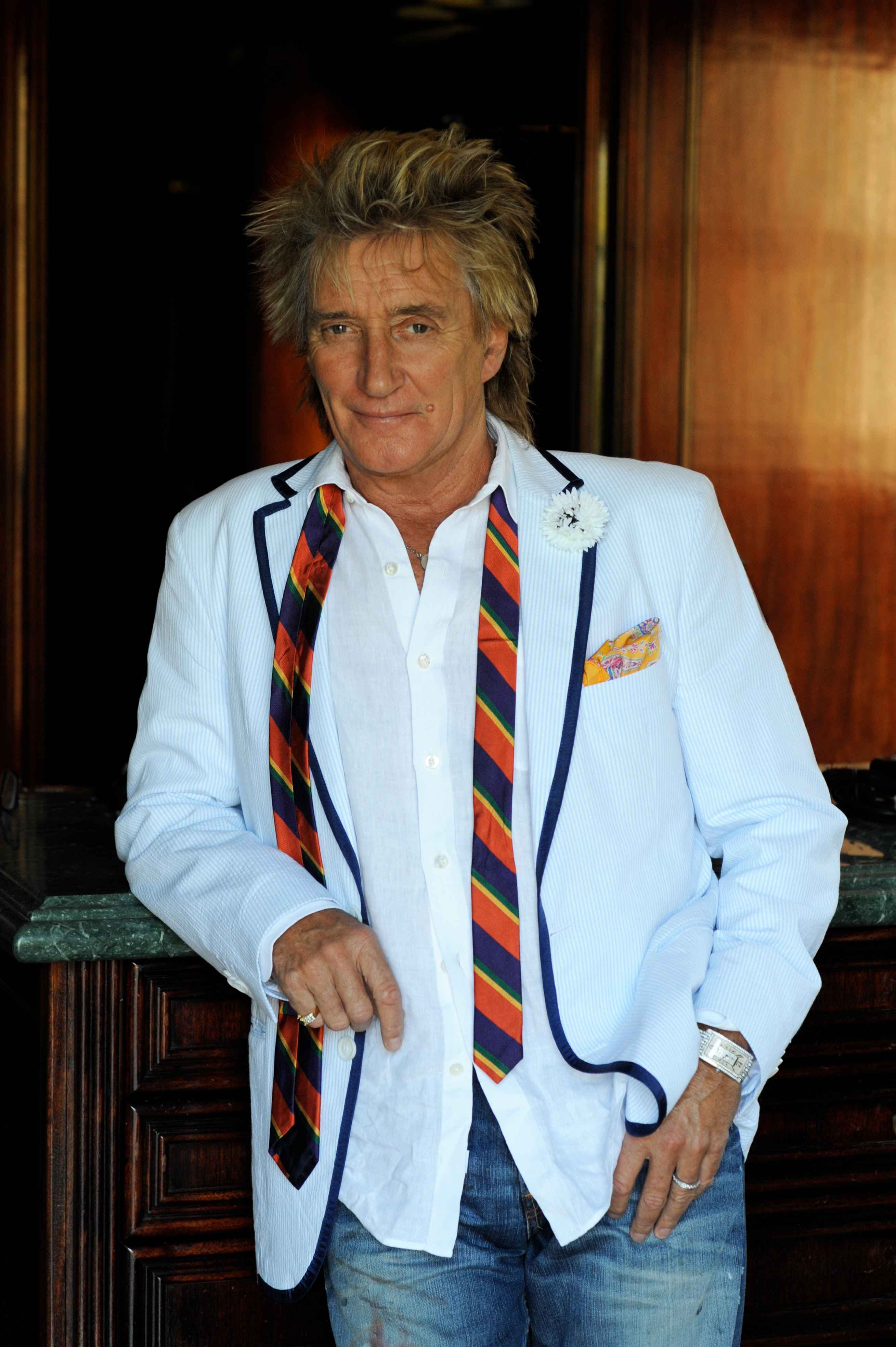 Promotional photograph of Rod Stewart.