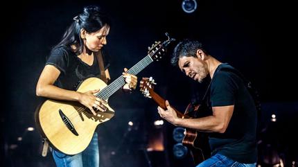 Rodrigo y Gabriela concerto em Woodinville