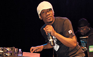 Promotional photograph of Roots Manuva.