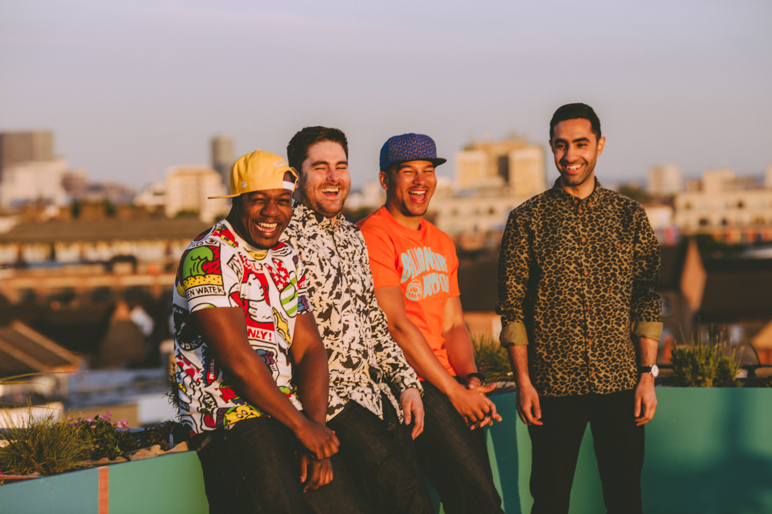 Promotional photograph of Rudimental.