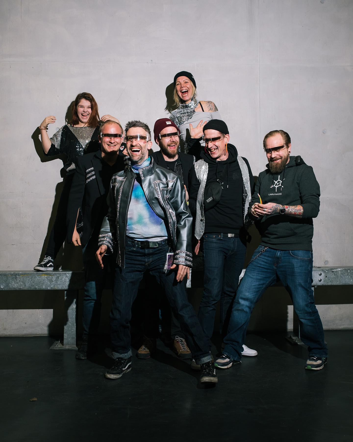 Promofoto von Concierto de Jan Böhmermann + Rundfunk-Tanzorchester Ehrenfeld en Berlín.