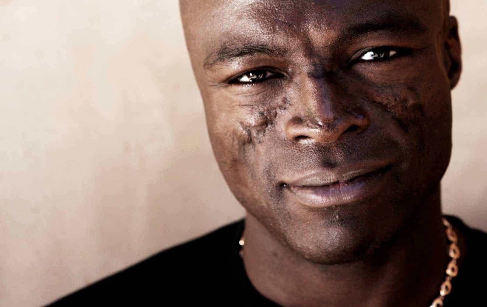 Promotional photograph of Seal.