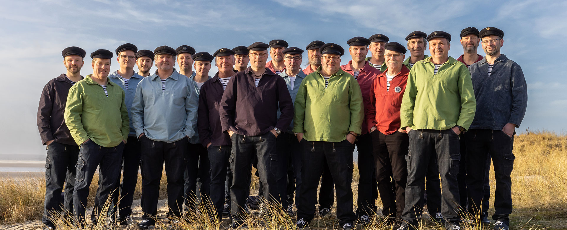 Promofoto von Concierto de Shantychor Oldtimer en Borkum.