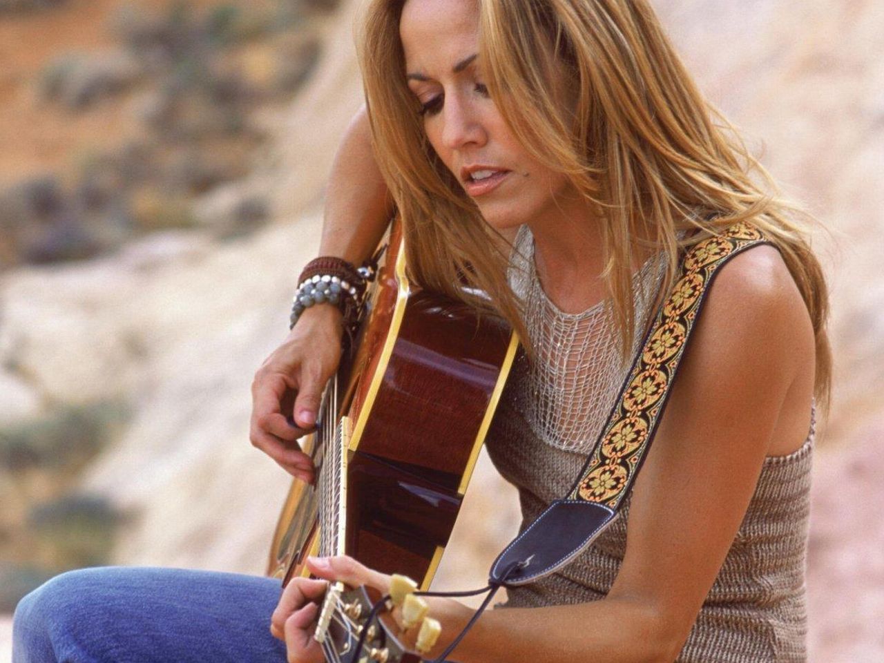 Fotografía promocional de Sheryl Crow