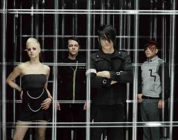 Promotional photograph of Shiny Toy Guns.