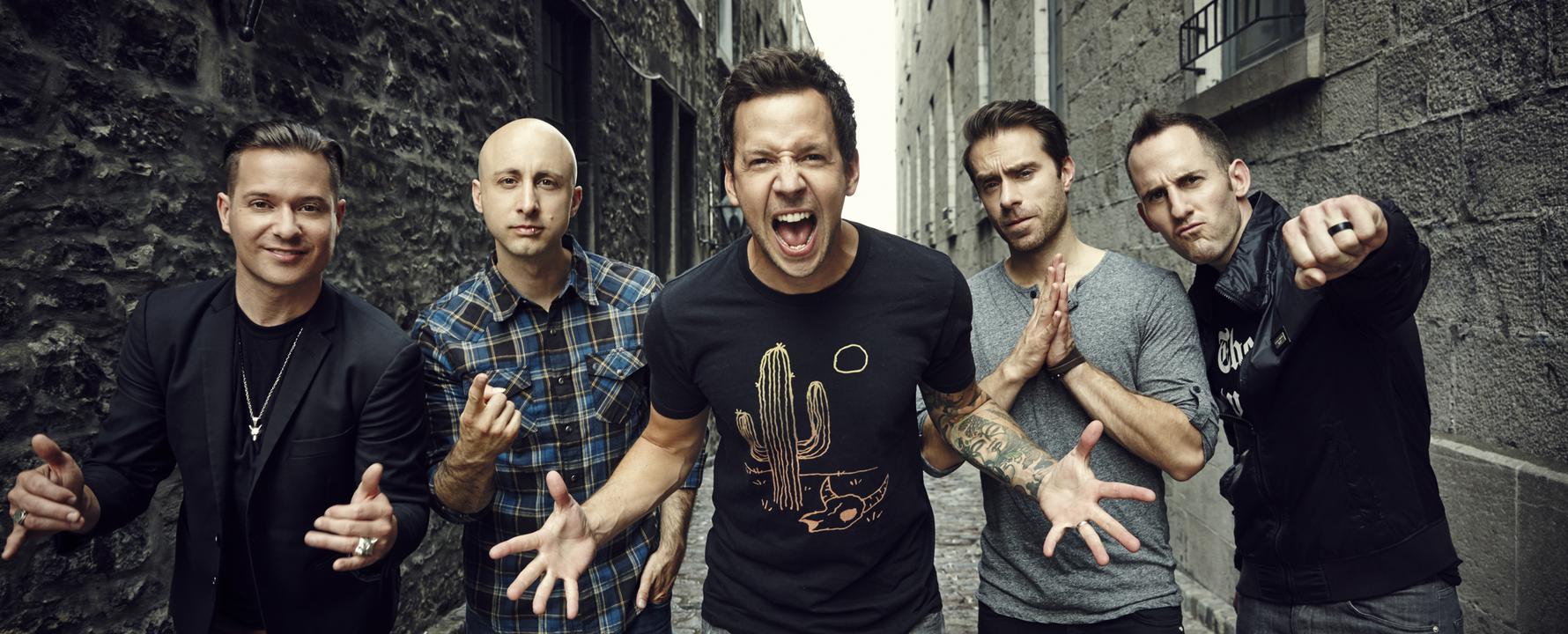Promotional photograph of Simple Plan.