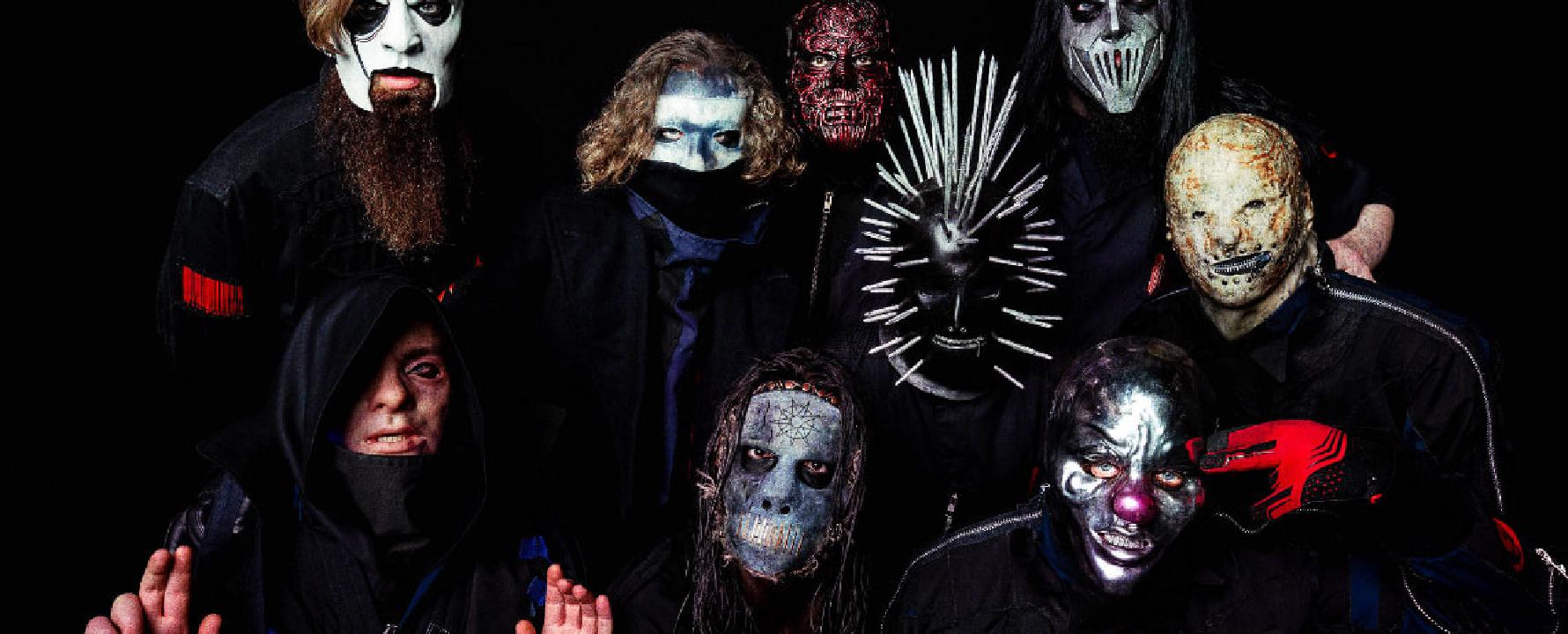 Promotional photograph of Slipknot.