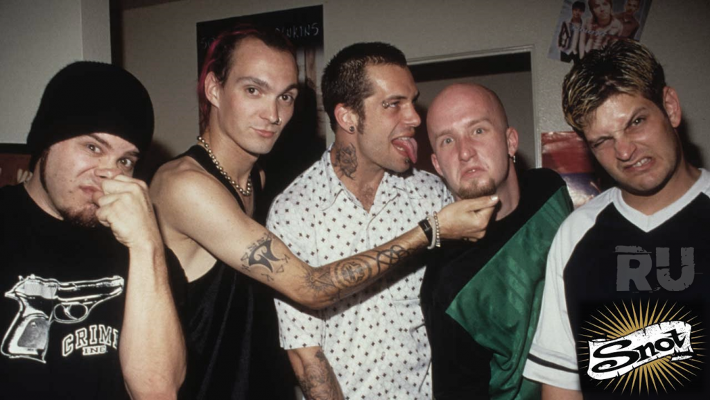 Promotional photograph of Snot (Band).