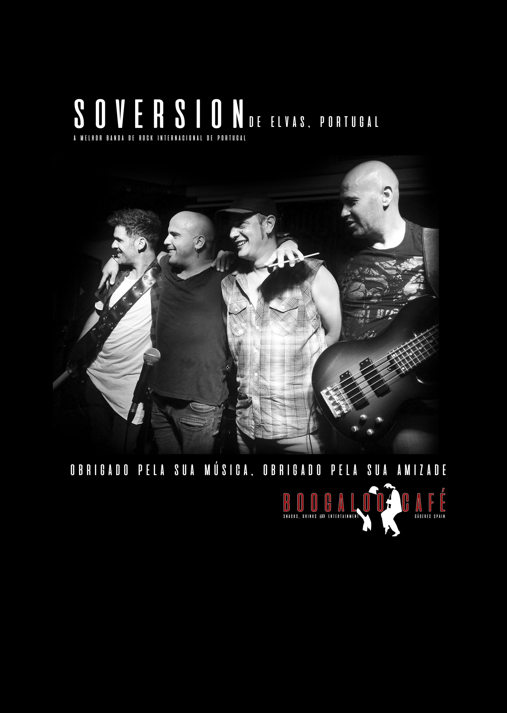 Fotografía promocional de Concierto de SOVERSION en Merida