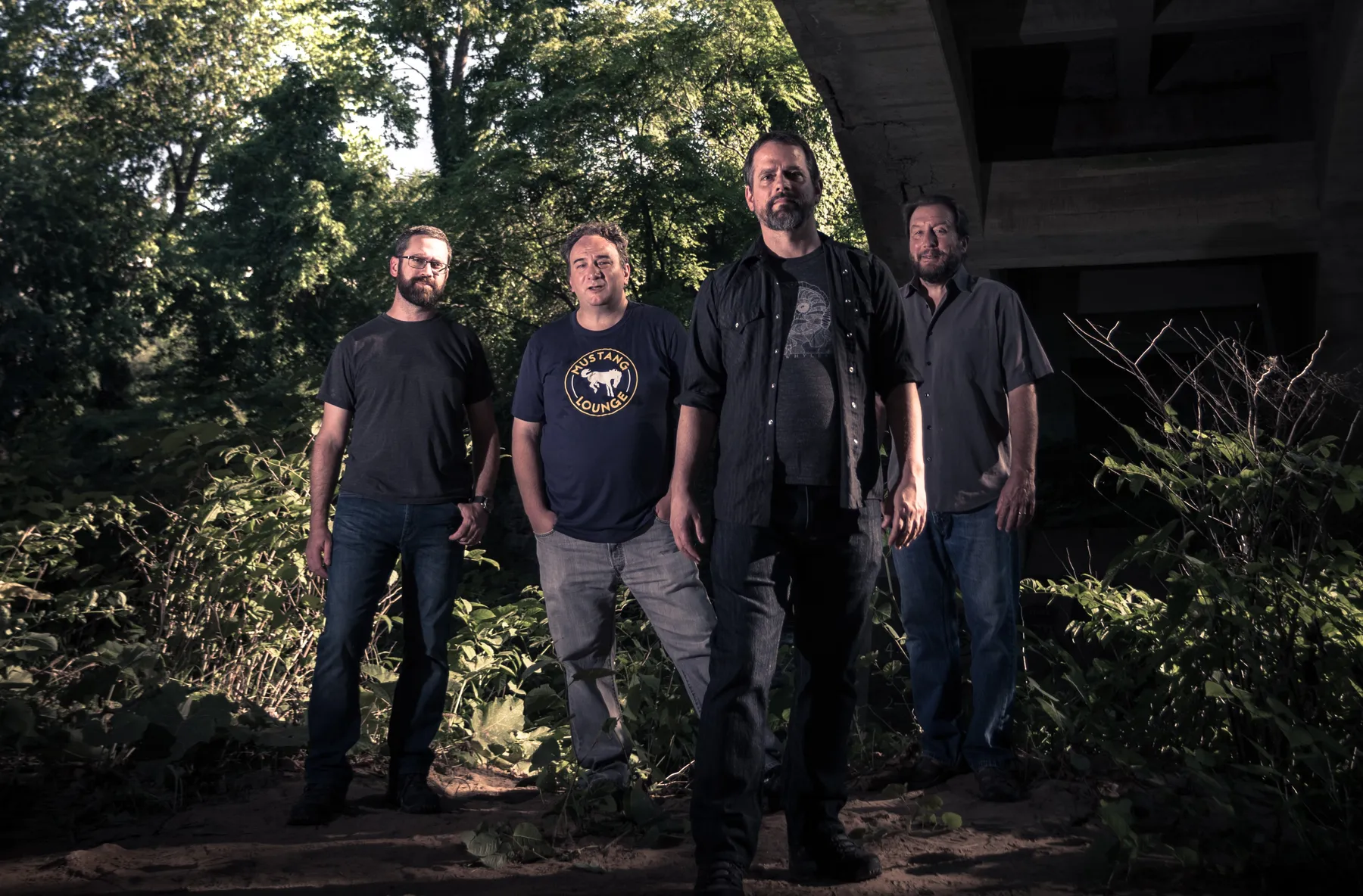 Fotografia promocional de Stephen Evans & the True Grits.
