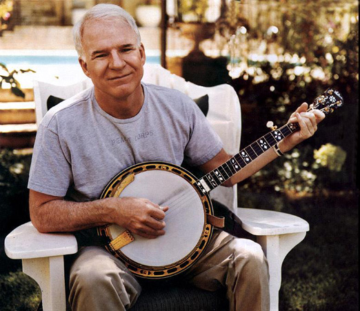 Promotional photograph of Steve Martin.