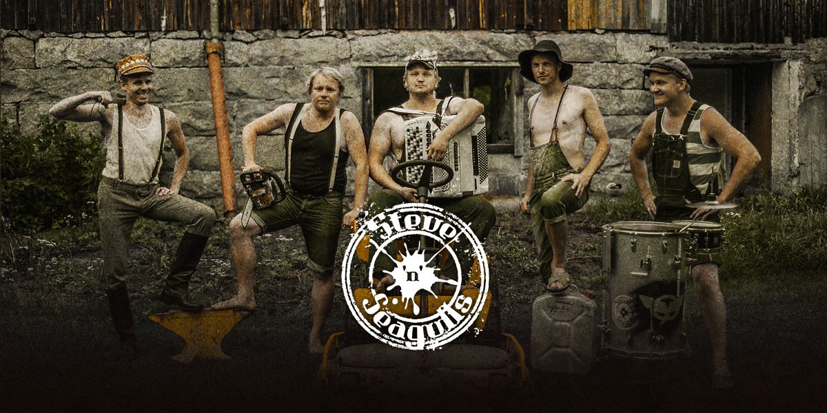 Fotografía promocional de Concierto de Steve 'N' Seagulls en Vitry-le-François