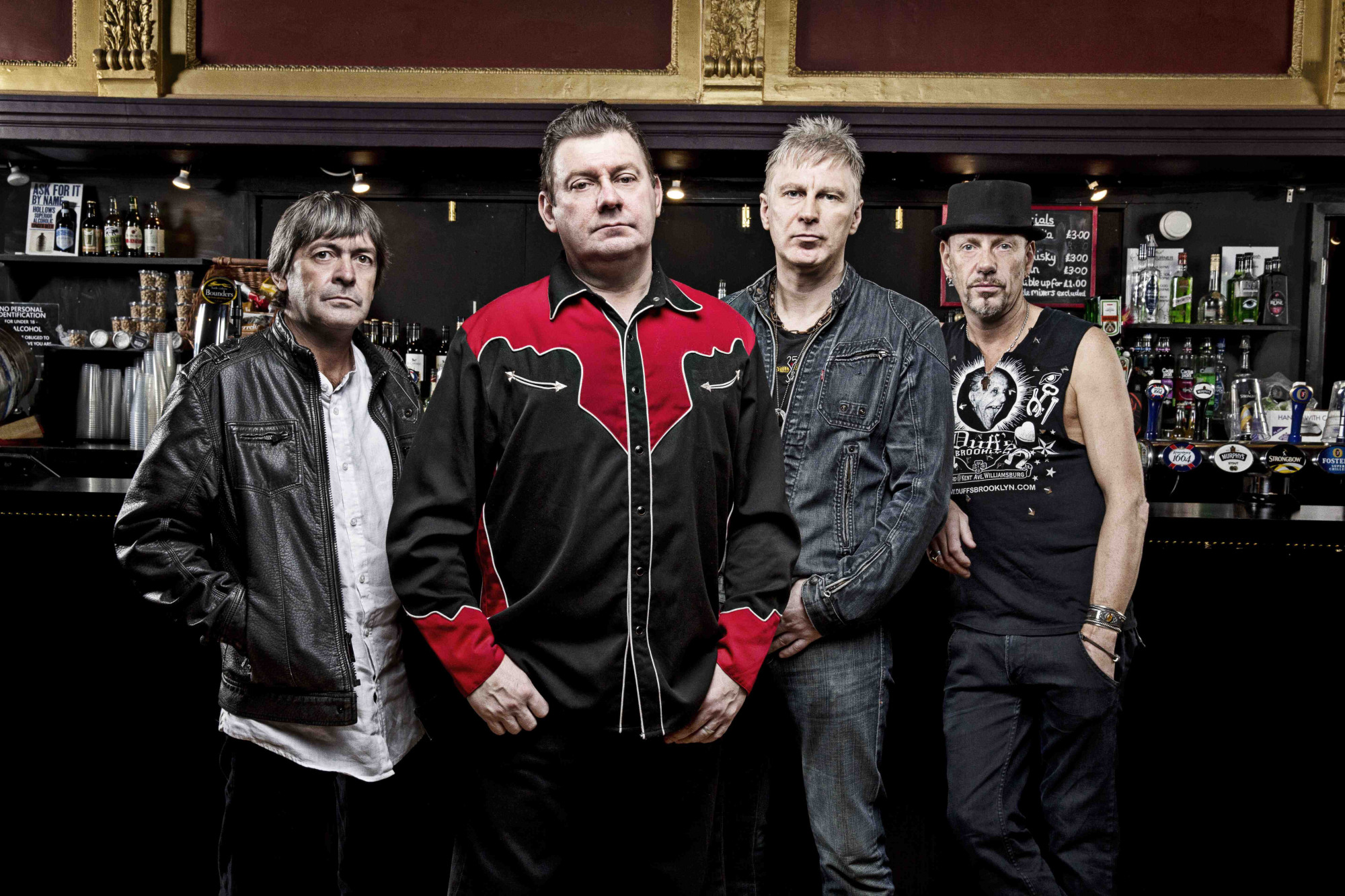 Promotional photograph of Stiff Little Fingers.