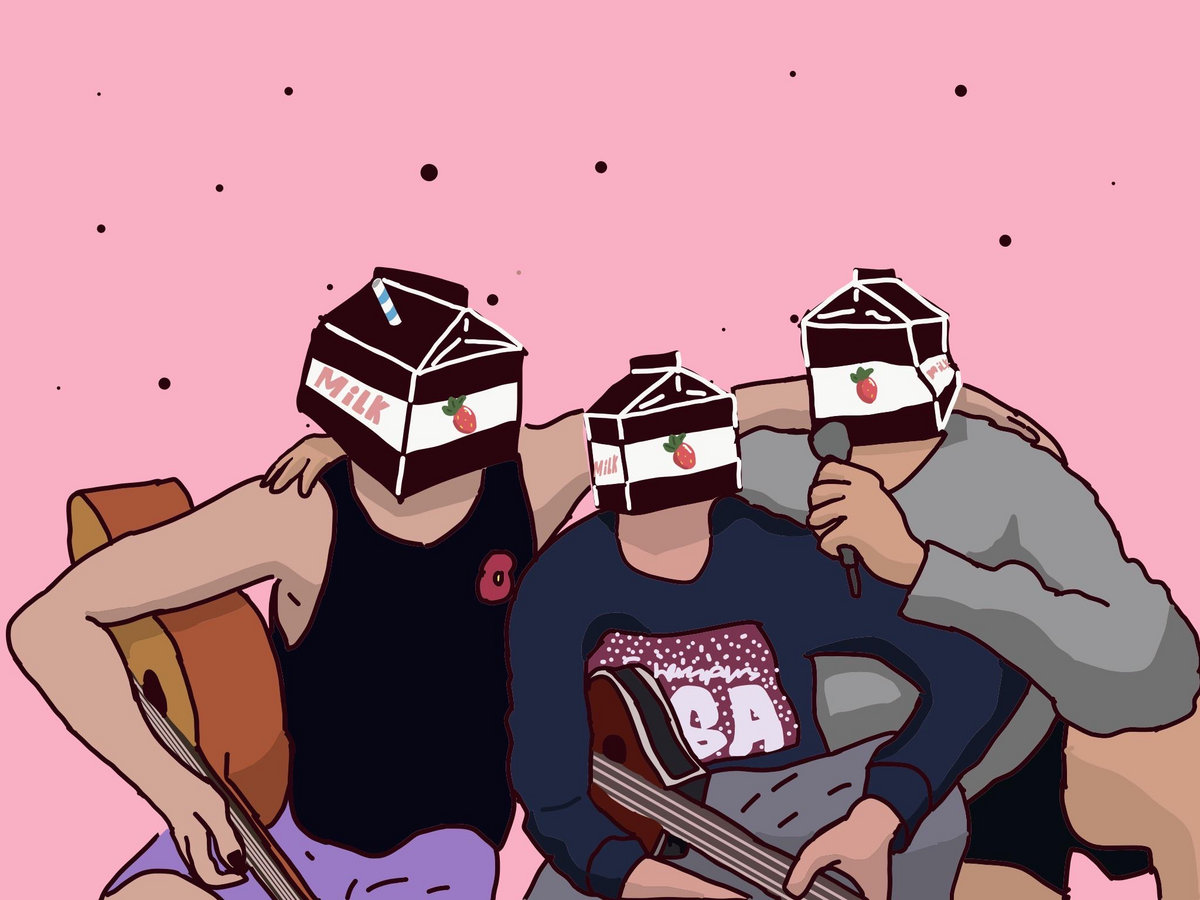 Fotografia promocional de Strawberry Milk Cult.