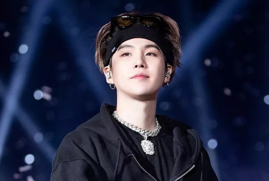 Fotografia promocional de Suga BTS.