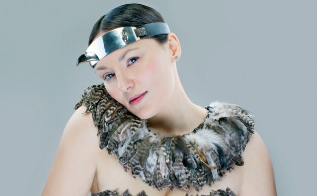 Promofoto von Concierto de Tanya Tagaq + Jesse Zubot en Hamburgo.