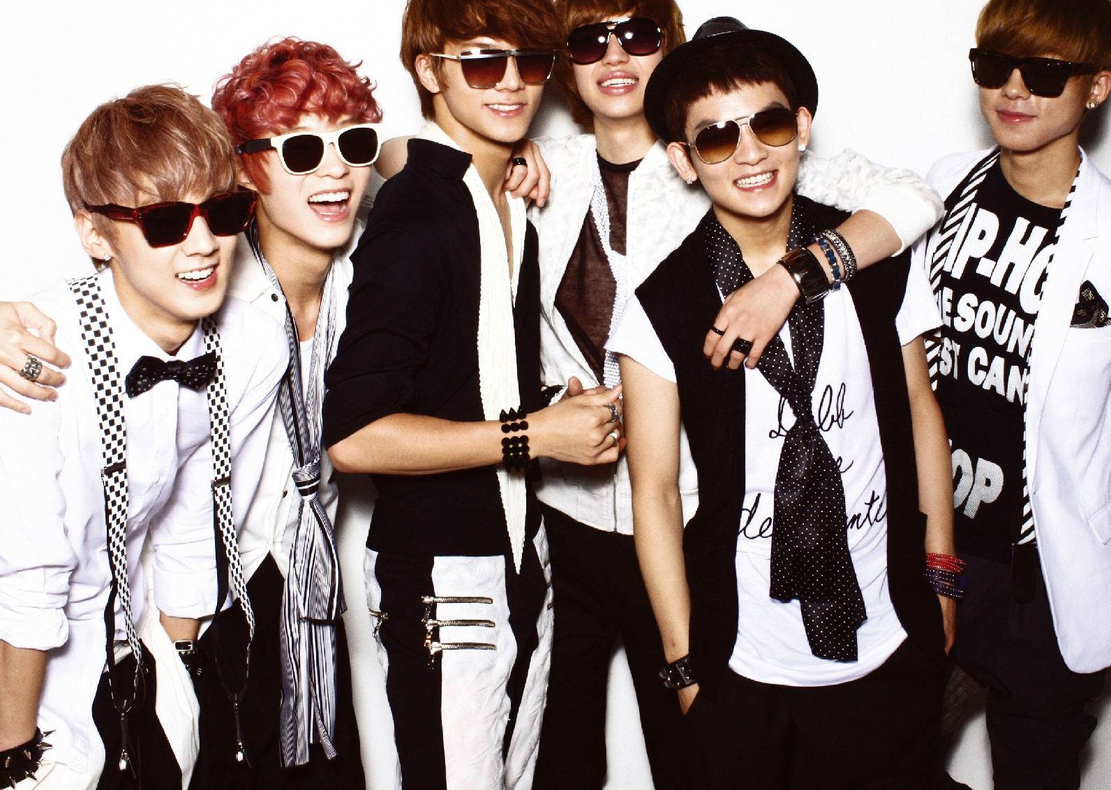 Promotional photograph of Teen Top.