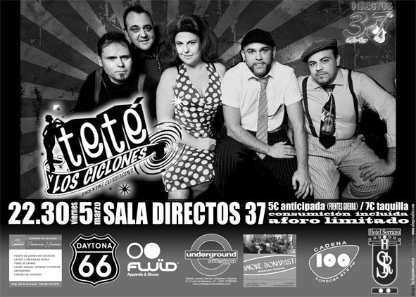 Fotografía promocional de Teté y los Ciclones