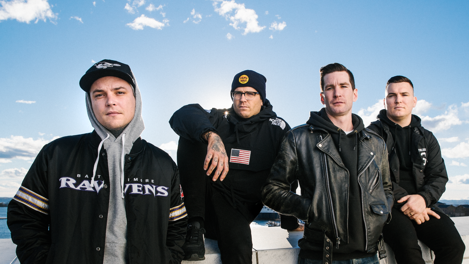 Promotional photograph of Concierto de The Amity Affliction en Viena.