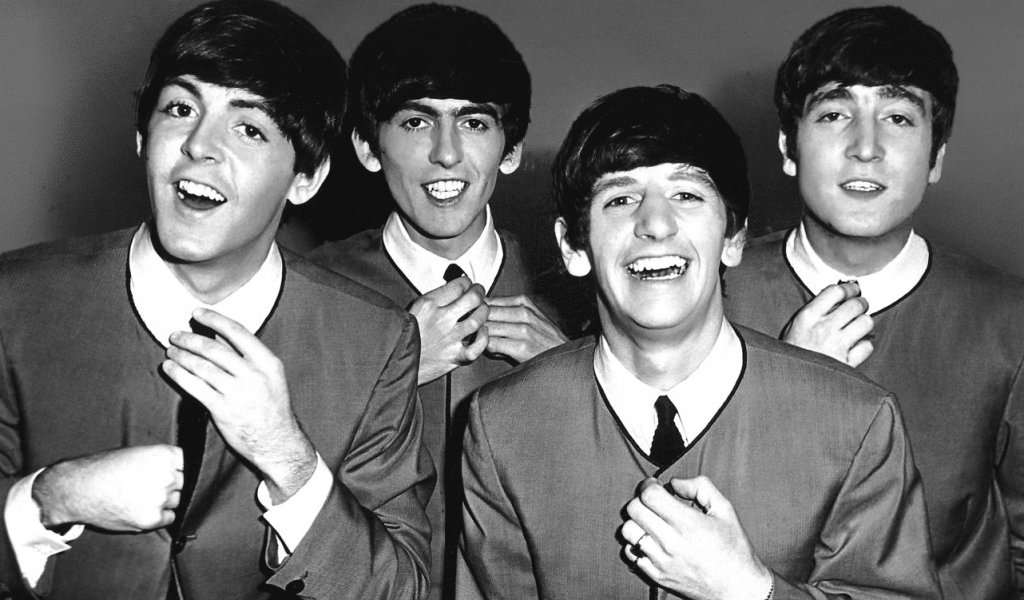 Fotografía promocional de The Beatles