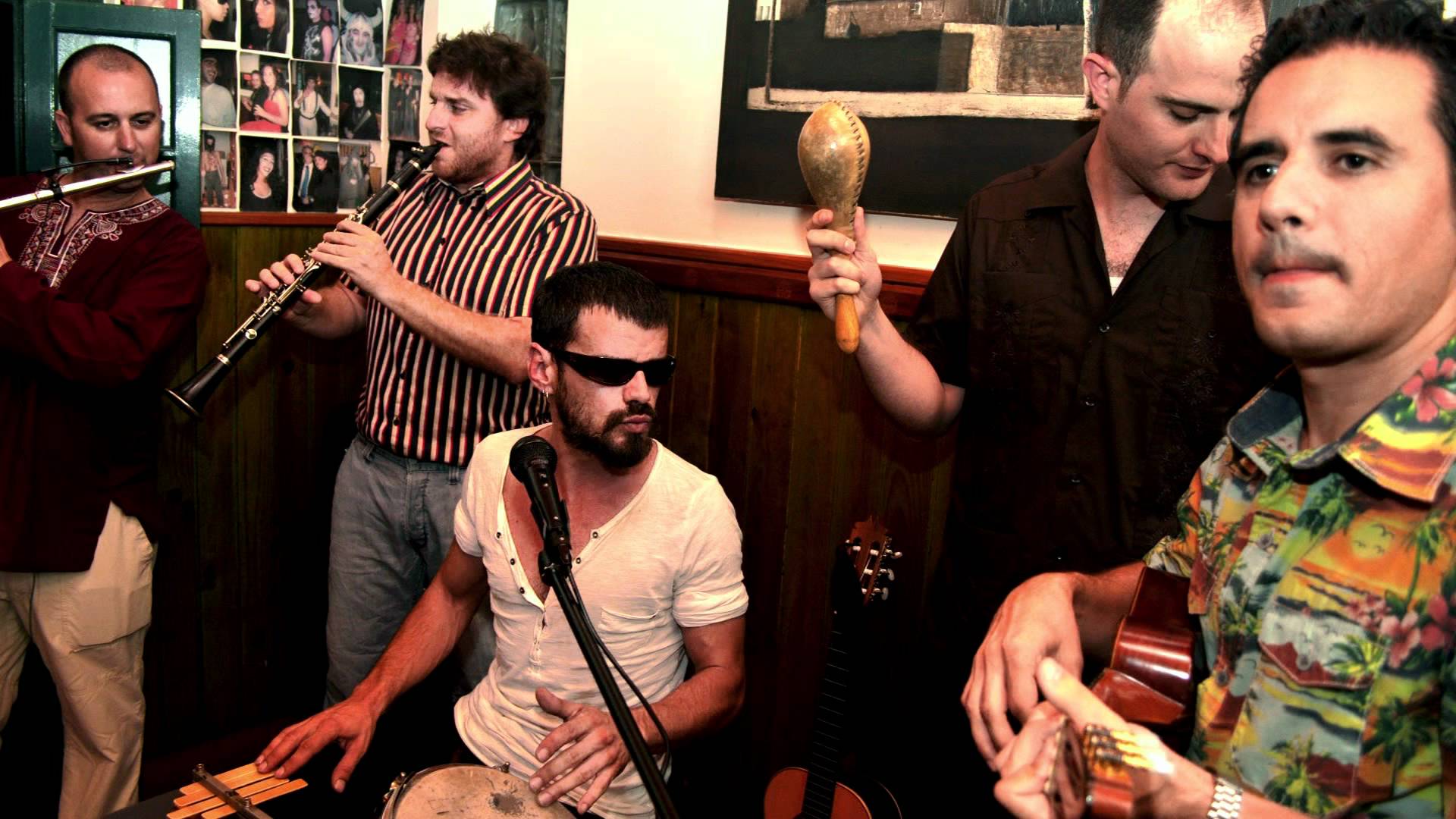 Promotional photograph of The Ben Gunn Mento Band.