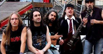 Fotografía promocional de The Bon Scott Band